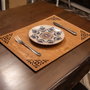 Hermia Juego de Salvamanteles Corpat - Walnut de 4 Piezas